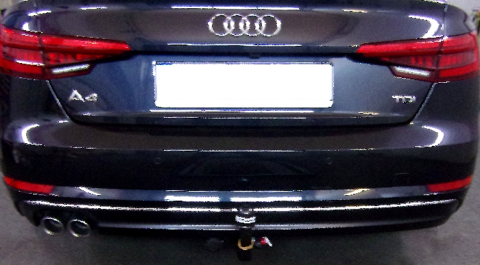 Anhängerkupplung Audi A4 Limousine nicht Quattro, nicht RS4 und S4, Baureihe 2015-  vertikal