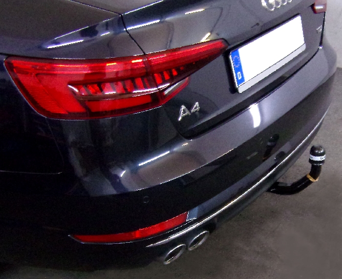 Anhängerkupplung Audi A4 Limousine nicht Quattro, nicht RS4 und S4, Baureihe 2015-  vertikal