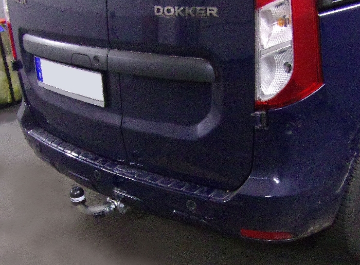 Anhängerkupplung Dacia Dokker nicht LPG Gasfahrzeuge - 2017- abnehmbar