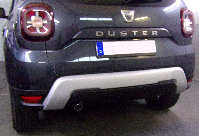 Anhängerkupplung für Dacia-Duster SUV, speziell Fzg. mit LPG Gas 2WD und 4WD - 2018- Ausf.:  feststehend