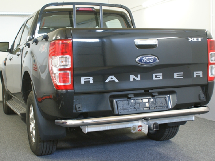 Anhängerkupplung Ford Ranger 4x2 WD m. Rohrstoßfänger - 2012-2016 starr