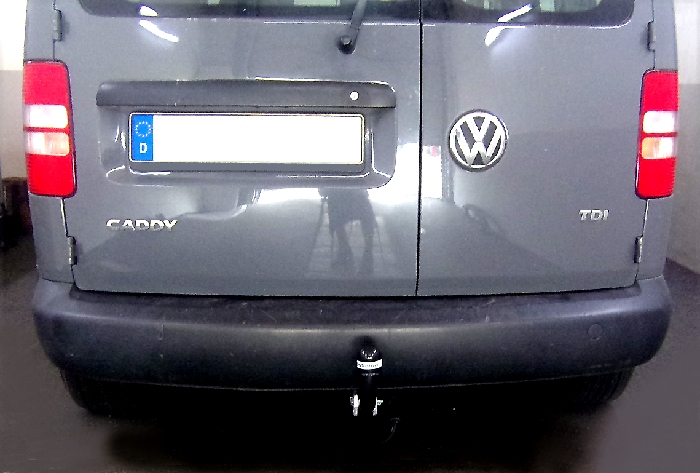 Anhängerkupplung VW Caddy III, IV, Kasten/ Bus/ Kombi, incl. Life - 2004-2015  feststehend