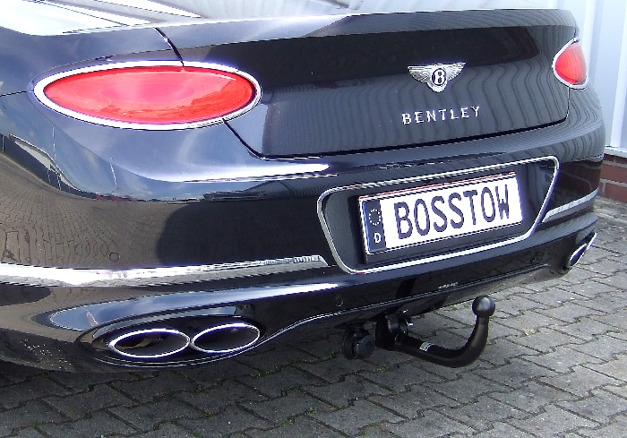 Anhängerkupplung für Bentley-GTC Cabrio, nur für Heckträgerbetrieb, Montage nur bei uns im Haus, Baureihe 2018-2024 V-abnehmbar