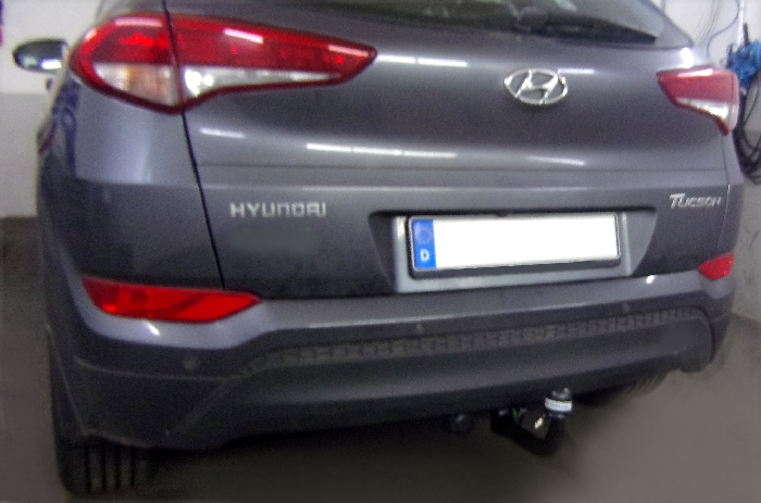 Anhängerkupplung für Hyundai-Tucson NX4, spez. Hybrid, ohne Elektrosatzvorbereitung, Baureihe 2020- V-abnehmbar