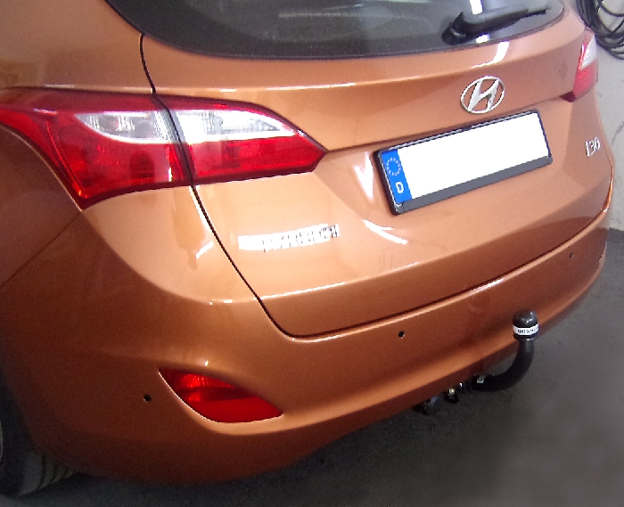 Anhängerkupplung für Hyundai-I30 Kombi, Baureihe 2012-2017 abnehmbar