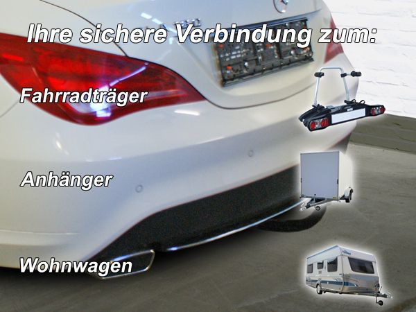 Anhängerkupplung für Mercedes-CLA C117, Coupe, Baureihe 2013-2019 V-abnehmbar