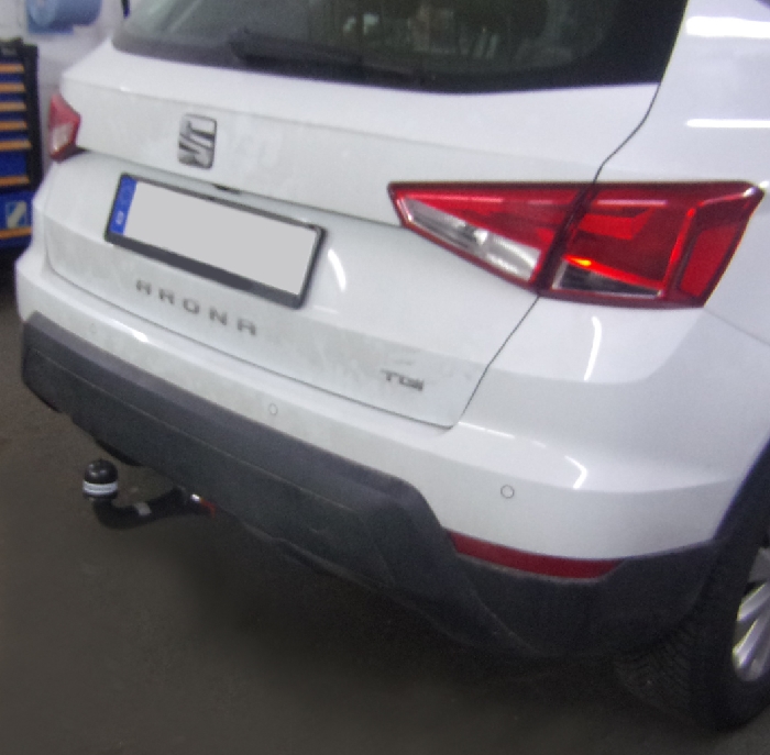 Anhängerkupplung für Seat-Arona spez. CNG, nur für Heckträgerbetrieb, Baureihe 2017-2021 V-abnehmbar