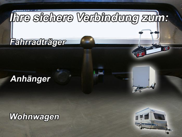 Anhängerkupplung für Seat-Exeo ST Sport Tourer, Baureihe 2009-2013 V-abnehmbar