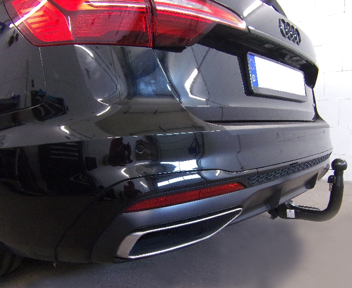 Anhängerkupplung für Audi-A4 Avant Quattro, incl. S4, nicht RS, Baureihe 2015-2024 V-abnehmbar
