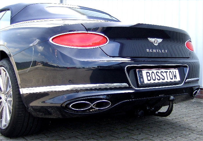 Anhängerkupplung für Bentley-GTC Cabrio, nur für Heckträgerbetrieb, Montage nur bei uns im Haus, Baureihe 2018-2024 V-abnehmbar