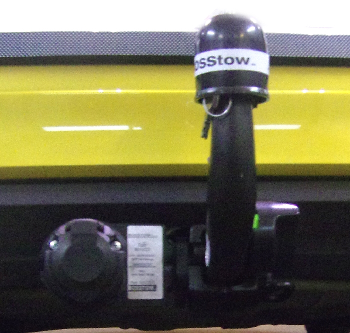 Anhängerkupplung für VW-Up nicht Erdgas, nicht eUp, nicht GTI, nur für Heckträgerbetrieb, Baureihe 2016-2023 abnehmbar