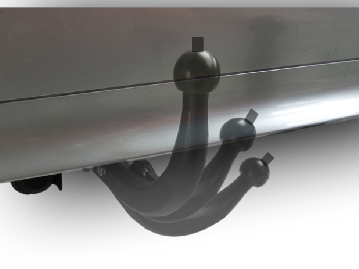 Anhängerkupplung für BMW-5er Limousine G30, speziell 530e, nur für Heckträgerbetrieb, Baureihe 2017-2019 S- schwenkbar Anhängerkupplung für BMW-5er Limousine G30, speziell 530e, nur für Heckträgerbetrieb, Baureihe 2017-2019 S- schwenkbar